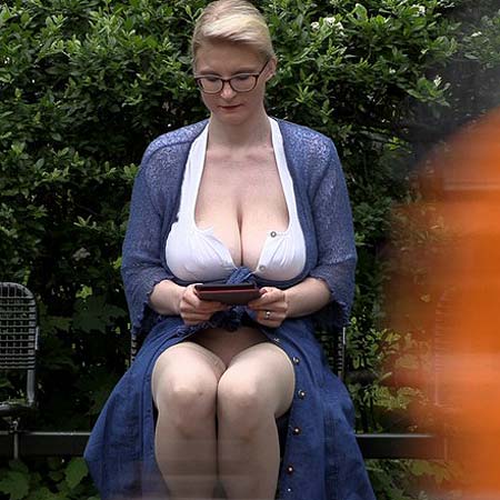 Casey Deluxe does daring public nudity at Frivolous Dress Order